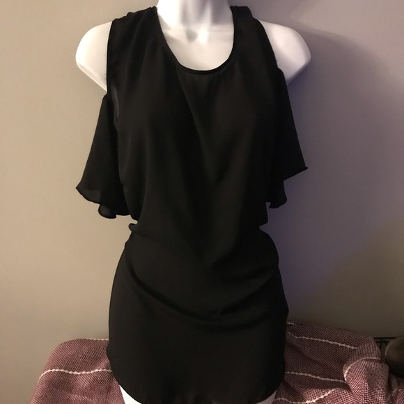 by & by Tops - Cold Shoulder Ruffle Top 💋3 for $8